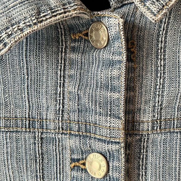 Vintage The Blues Denim Button Jacket Size 2X - Picture 8 of 15